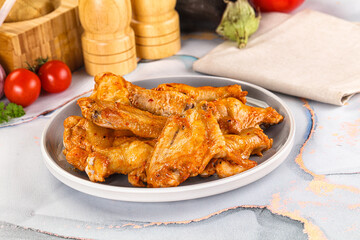 Grilled spicy chili chicken wings