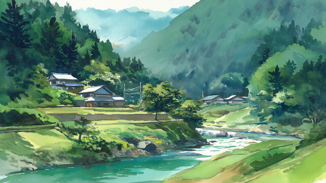 里山風景」の写真素材 | 52,302件の無料イラスト画像 | Adobe Stock
