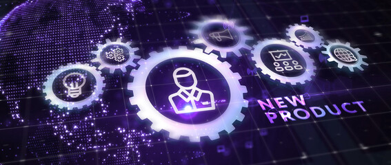 New Product Business Development Concept. 3d illustration