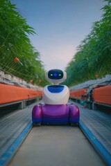 Robot in greenhouse