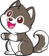 Shiba inu puppy design art