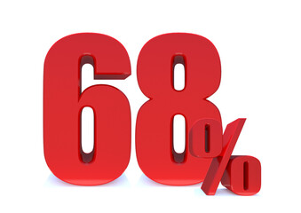 68 Percent off 3d Sign on White Background, Special Offer 68% Discount Tag, Sale Up to 68 Percent Off,big offer, Sale, Special Offer Label, Sticker, Tag, Banner, Advertising, offer ... See More 
