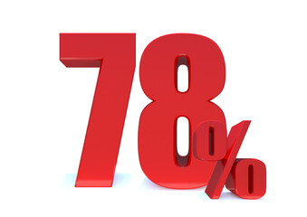 78 Percent off 3d Sign on White Background, Special Offer 78% Discount Tag, Sale Up to 78 Percent Off,big offer, Sale, Special Offer Label, Sticker, Tag, Banner, Advertising, offer ... See More 