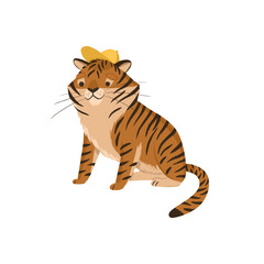 Obraz premium cute and funny animal cartoon' for child suitable for making stickers and others