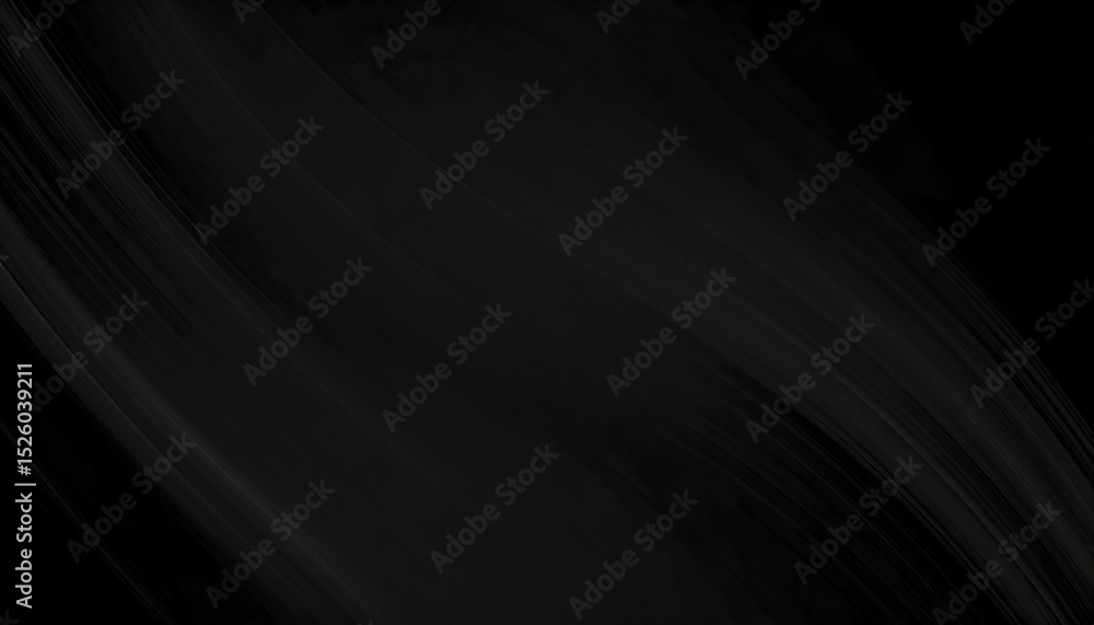 Poster smooth black background with subtle texture and flowing lines creating depth
