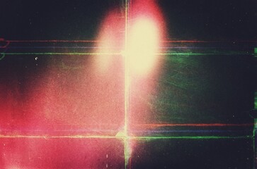 Abstract dust scratches film grain texture, warm color grainy light leaks overlay effect