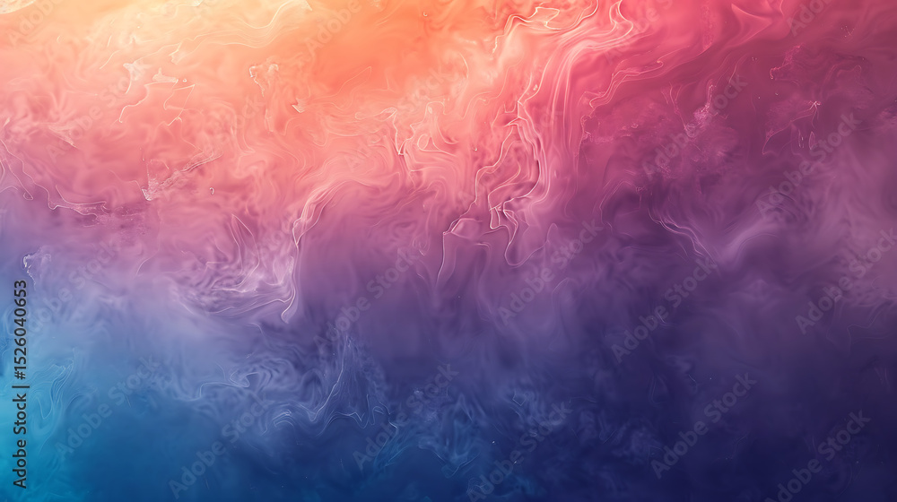 Poster a mesmerizing blend of vibrant colors creates an abstract fluid art background with swirling pattern