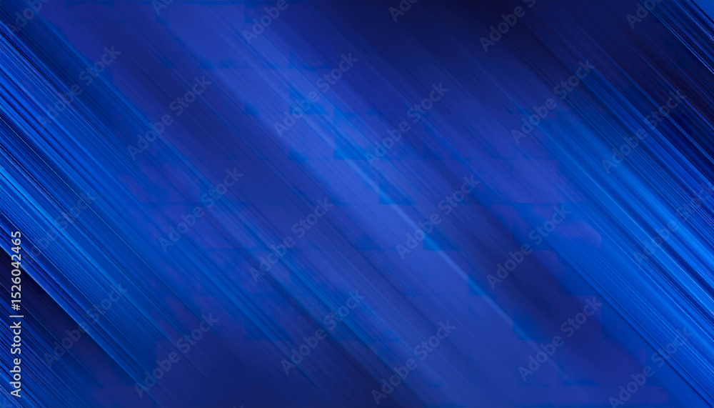Poster vibrant blue background with smooth texture and dynamic lines creating sense of motion