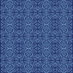 Design Textile ikat wave abstract geometric ikat, design ikat vector for background, wallpaper, carpet, wrapping, fabric, textile fashion wearing.