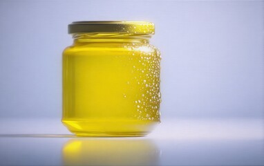 Honey jar, studio shot