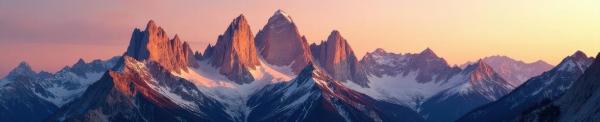 Obraz premium Golden light crests jagged peaks, painting the Dolomites in fiery hues , clouds, colorful