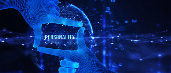 Personality. Business, Technology concept. 3d illustration
