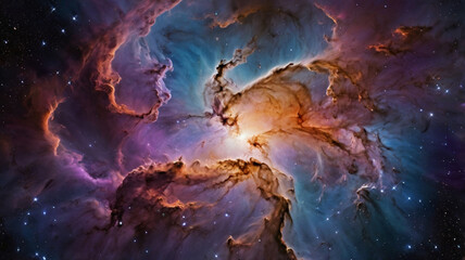 Stunning Nebula Displaying Cosmic Beauty