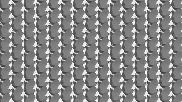 ハニカム柄テクスチャ背景　6秒でループ