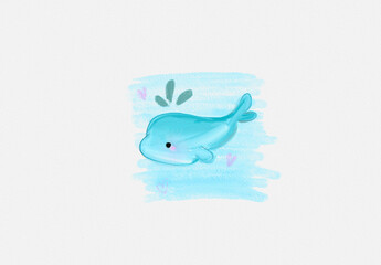 blue easter bunny, element animal