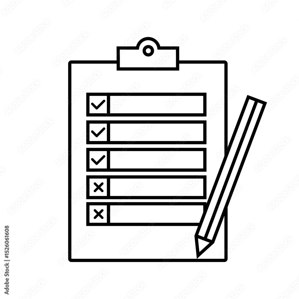 Poster survey icon vector. feedback illustration sign. including question symbol. survey web icons. satisfa