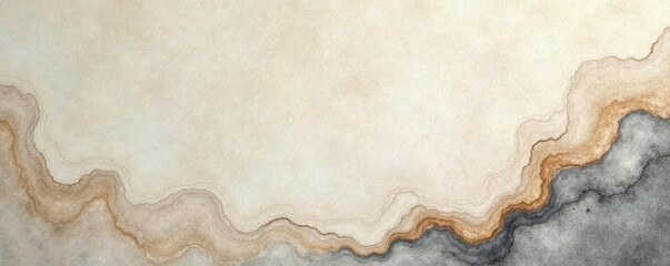 Subtle beige and grey swirls on coarse canvas texture , smooth, graphic design