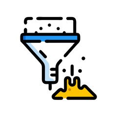 Digital Mining and Filtration Symbol