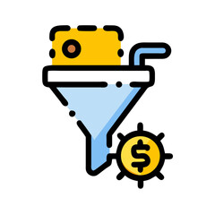 Digital Mining and Filtration Symbol