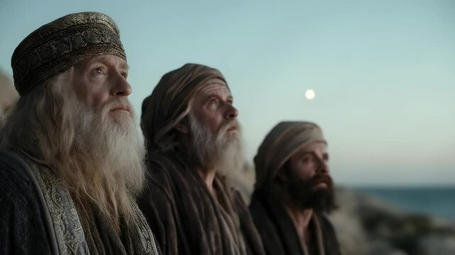 Three kings story: magi travelers, biblical pilgrims, holy visitors, bethlehem star, messiah birth, sacred procession, eastern sages, divine guidance, gospel narrative, christian tradition,