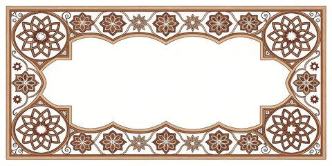 black and white floral ornament frame and Eslimi Tazhib Iranian Art Design Text Box Text Input Area Floral Vector Old Vintage Art