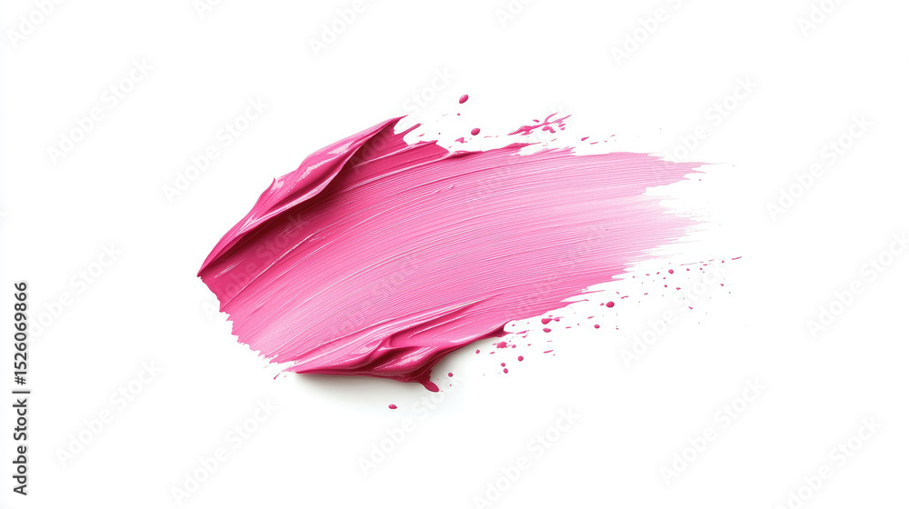 Aufkleber artistic action creating pink paint swatch studio environment image of texture close-up viewpoint co