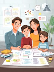 Family Collaborates on a Communication Plan Template to Enhance Family Engagement and Understanding in Daily Activities and Discussions