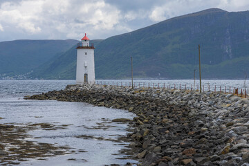Høgsteinen lighthouse, Godøy, Giske, More og Romsdal, Norway