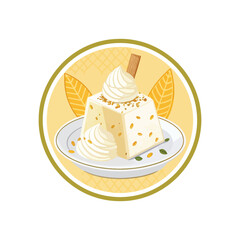 Modern Ice Cream Logo Design – Minimalist Vector Badge for Dessert Shops & Cafés Ice cream logo clipart set. Colorful cone ice cream icon clip art in pictogram style vector illustration color pastel 