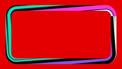 Frame for game streaming video or webcam. Simple Frame. Border for video