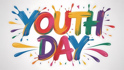 Colorful Youth Day Celebration Graphic