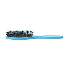 Blue Hair Brush Isolated on Transparent Background
