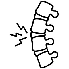 Spine Line Icon