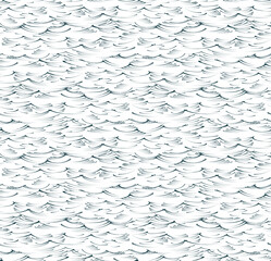 Seamless background with blue wave.
