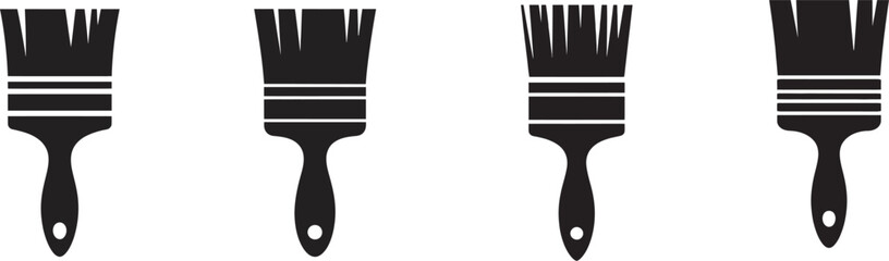 set of paintbrush 