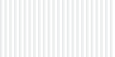 White shipping container wall. Seamless vertical metal panel texture with embossed ridges and industrial design. Cargo container backdrop. Realistic vector illustration.
