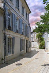 Saint-Remy-de-Provence in France, village in the south, ancient houses in the center
