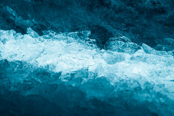 blue ice background