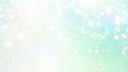 Fototapeta premium 綺麗な緑のキラキラ背景素材テクスチャ