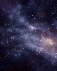 Fototapeta premium Elegant Galaxy Background Deep Space Nebula with Sparkling Stars