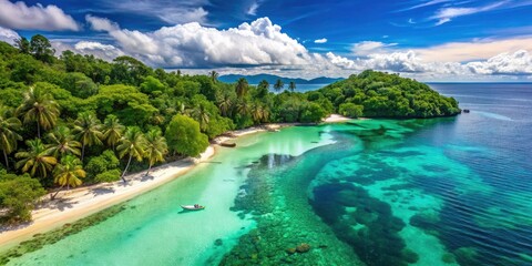 Discover Davao's Samal Island: idyllic turquoise waters and stunning white sand beaches.