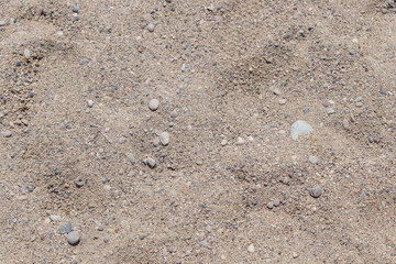 Sea pebble texture. Small sea stones. texture of multi-colored sea stones.Vertical texture