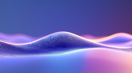 Flowing waves of vibrant colors create dynamic audio landscape,