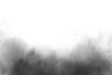 Earth-toned smoke creates a soft haze, like fog or dusty cloud from fine sand. Transparent PNG