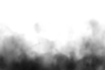 Naklejka na ściany i meble Grey fog with a soft misty effect. adds subtle haze for design layers and creative projects