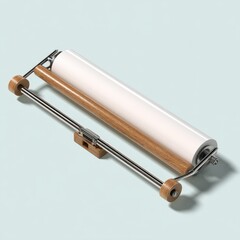 Roll of paper on dispenser