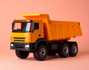 toy truck isolated on white