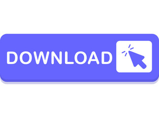 Modern Download Web Button, SVG UI Vector Element