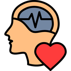 Mental Health Awareness lineal color icon