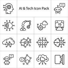AI & Tech Icon Pack